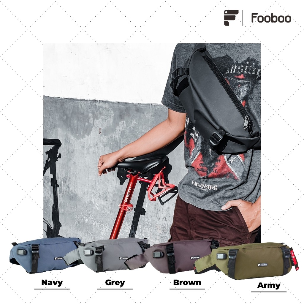 FOOBOO TAS SELEMPANG SLINGBAG SEPEDA PRIA WANITA