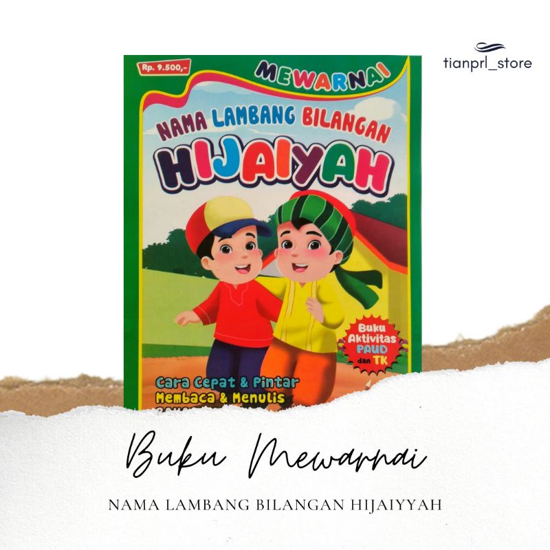 

BUKU MEWARNAI NAMA LAMBANG BILANGAN HIJAIYYAH