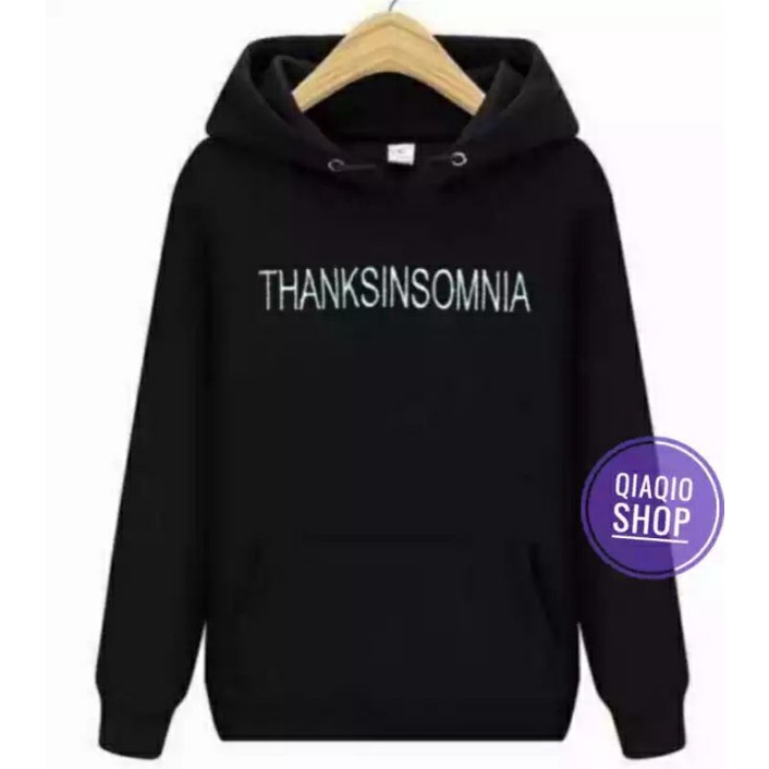 sweater hoodie (Thanksinsomnia) / crewneck hoodie / sweatshort pria/wanita