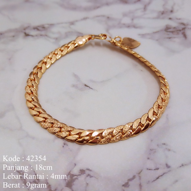 Gelang Tangan Rantai Sisik Naga Tebal Gelang Xuping Gelang Gelang Tangan Rantai Sisik Naga Tebal Gelang Xuping Gelang