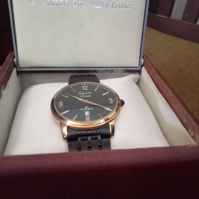 Jam Tangan Pria Alexander Christie Original Second