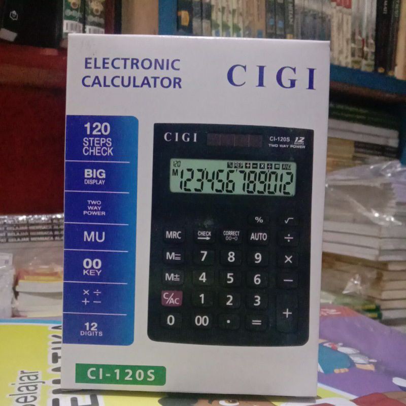 

KALKULATOR ELEKTRONIK CIGI CI-120S 12 DIGIT