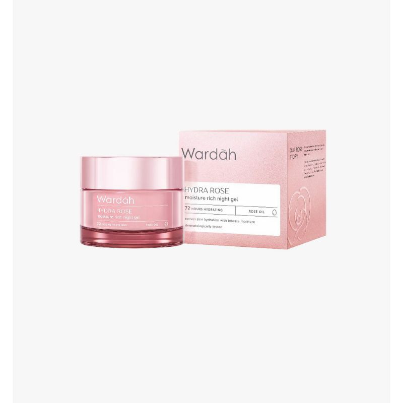 Wardah Hydra Rose Dewy Aqua Day Gel &amp; Moisture Rich Night Gel