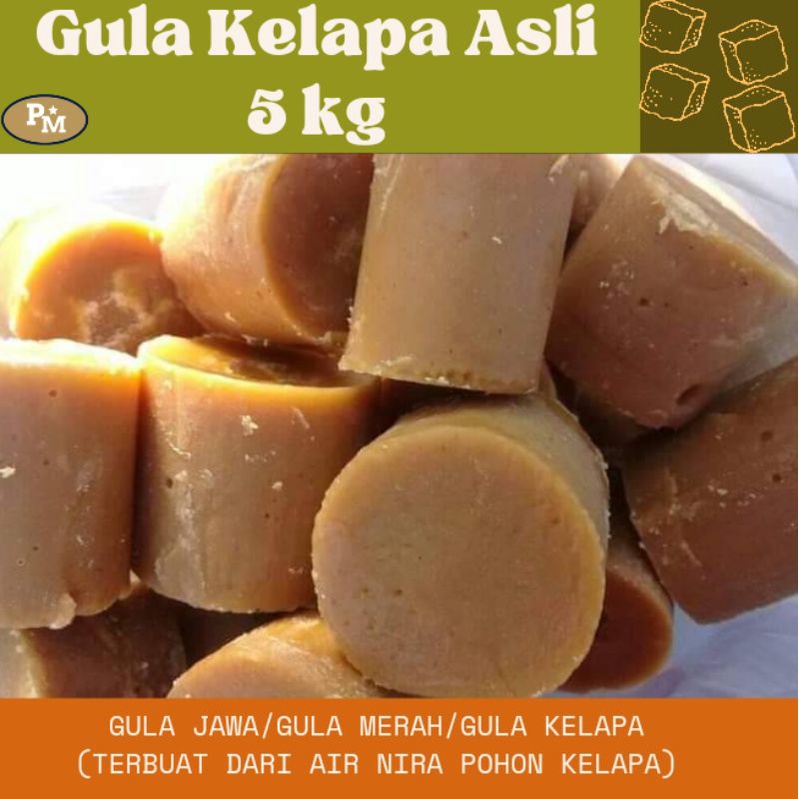 

Gula jawa Asli || Gula merah Asli || Gula Kelapa Asli Organik 5 Kg