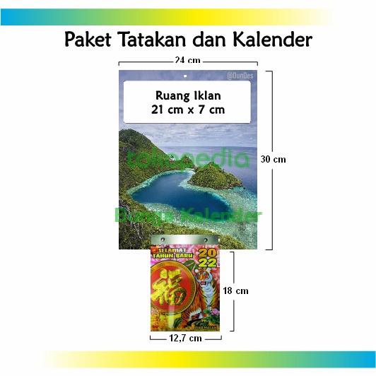 

READY 1 set kalender harian lokal+tatakan TERLARIS