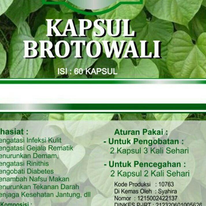 

Free Ongkir KAPSUL BROTOWALI ISI 100 kapsul harga bersaing