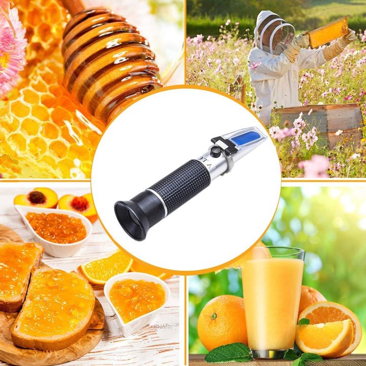 Refractometer Honey Meter Refraktometer Kadar Kemurnian Madu Brix Gula