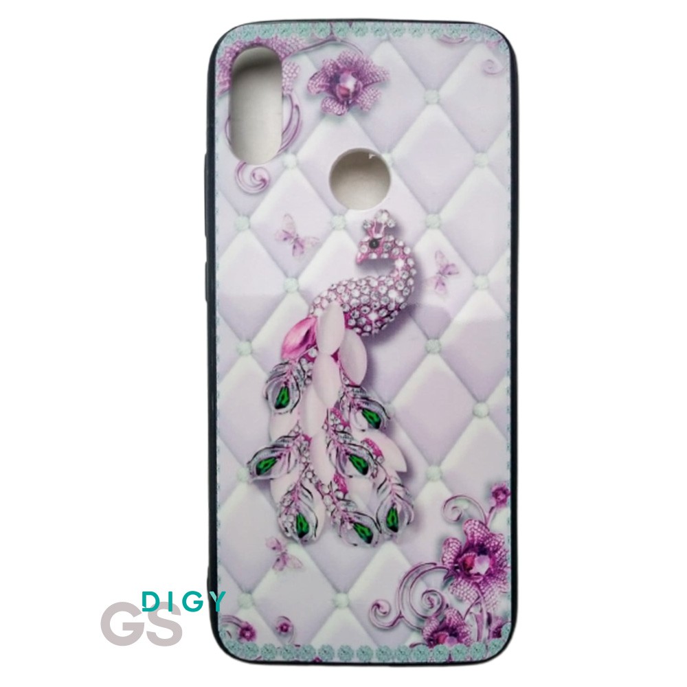 Case REDMI NOTE 7  casing hp Fuze 3D motif bunga  flower