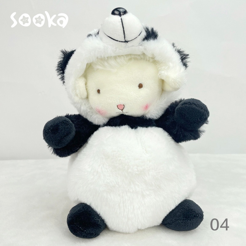 SOOKA Soft Plush Toy Doll-Boneka Anak Domba Sheep Bahan PP Cotton Hadiah untuk Anak Perempuan 20 CM SK-GDG1031