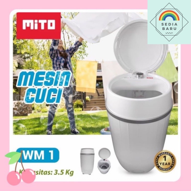 Mesin cuci mini Mito - Mesin cuci portable Mito