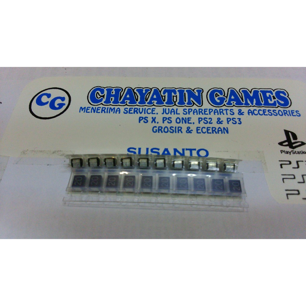 FUSE 20 PSX/PS2/PS3 DAN ELEKTRONIK LAINNYA Harga Per 5pcs