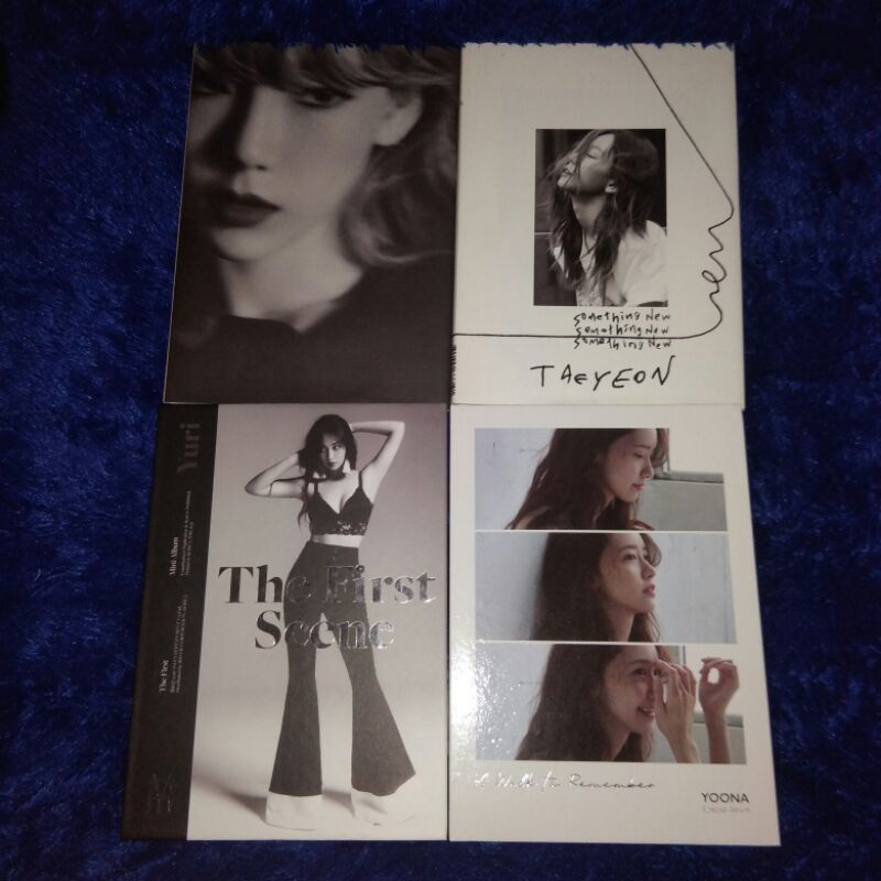 ALBUM SNSD SOLO TAEYEON PURPOSE SOMETHING NEW • YOONA AWTR • YURI THE FIRST SCENE
