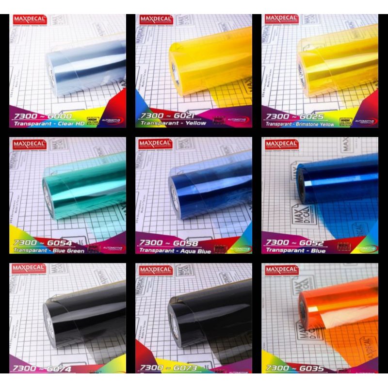 

MAXDECAL 7300 SERIES STICKER skotlet