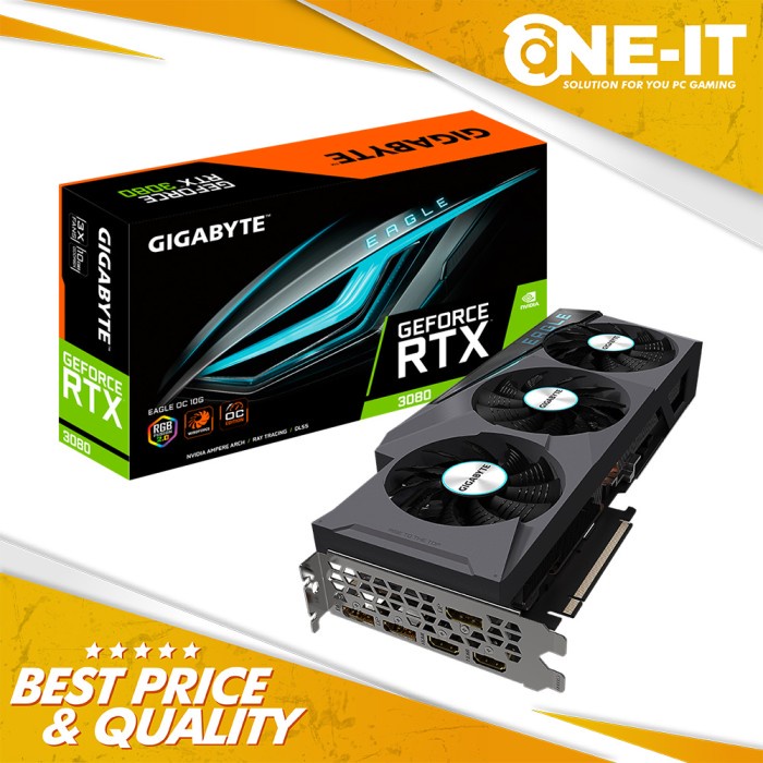 VGA Gigabyte RTX 3080 EAGLE OC 10G 10GB GDDR6X