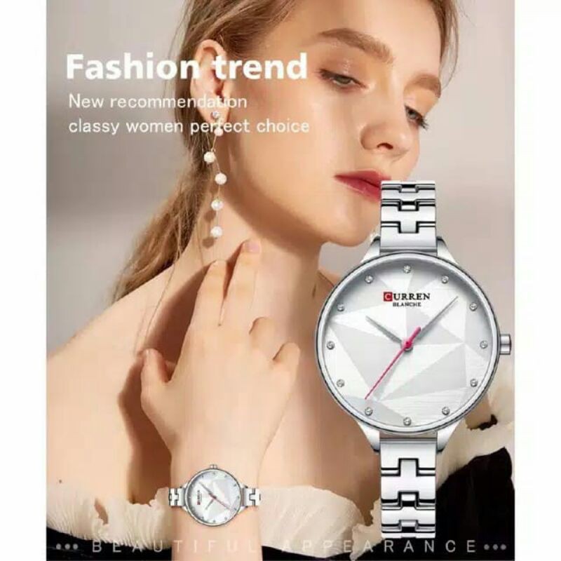 JAM TANGAN CURREN WATCH 9047 JAMTANGAN WANITA CEWEK ORIGINAL TAHAN AIR
