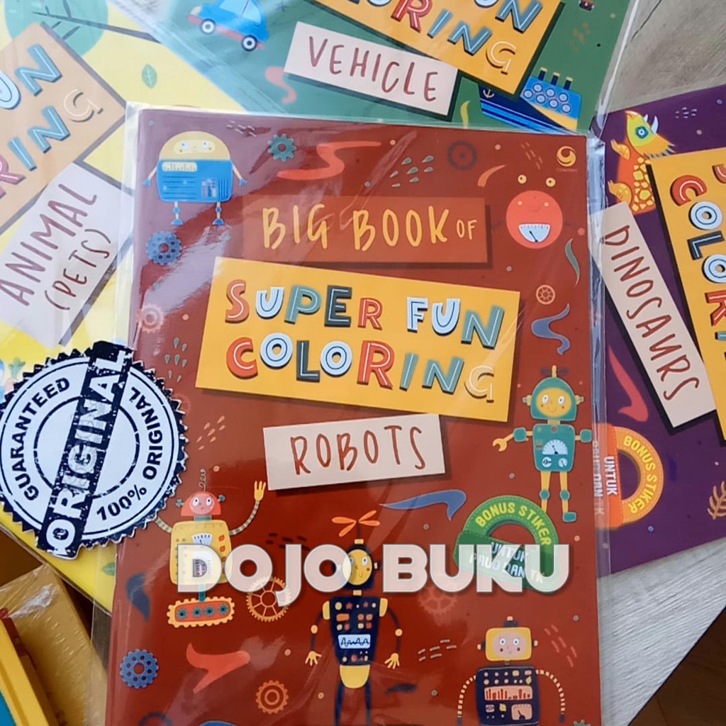 Seri Big Book Of Super Fun Coloring by Tim Creative Kids