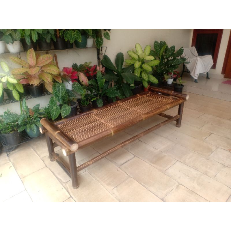 Bale Bambu Hitam Panjang Polos