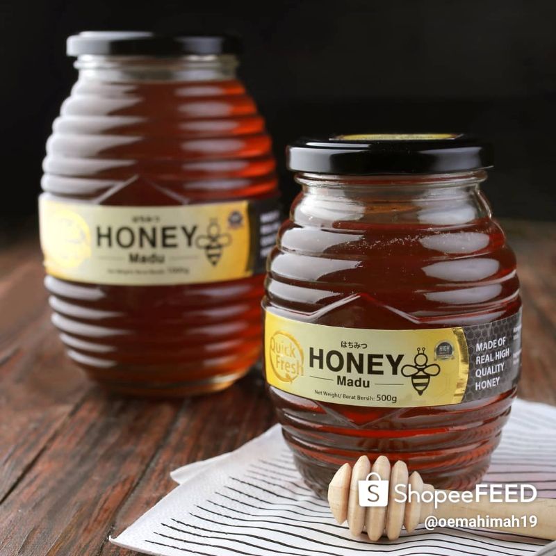 

Quick Fresh Honey/Madu murni 1kg [Glass Jar]
