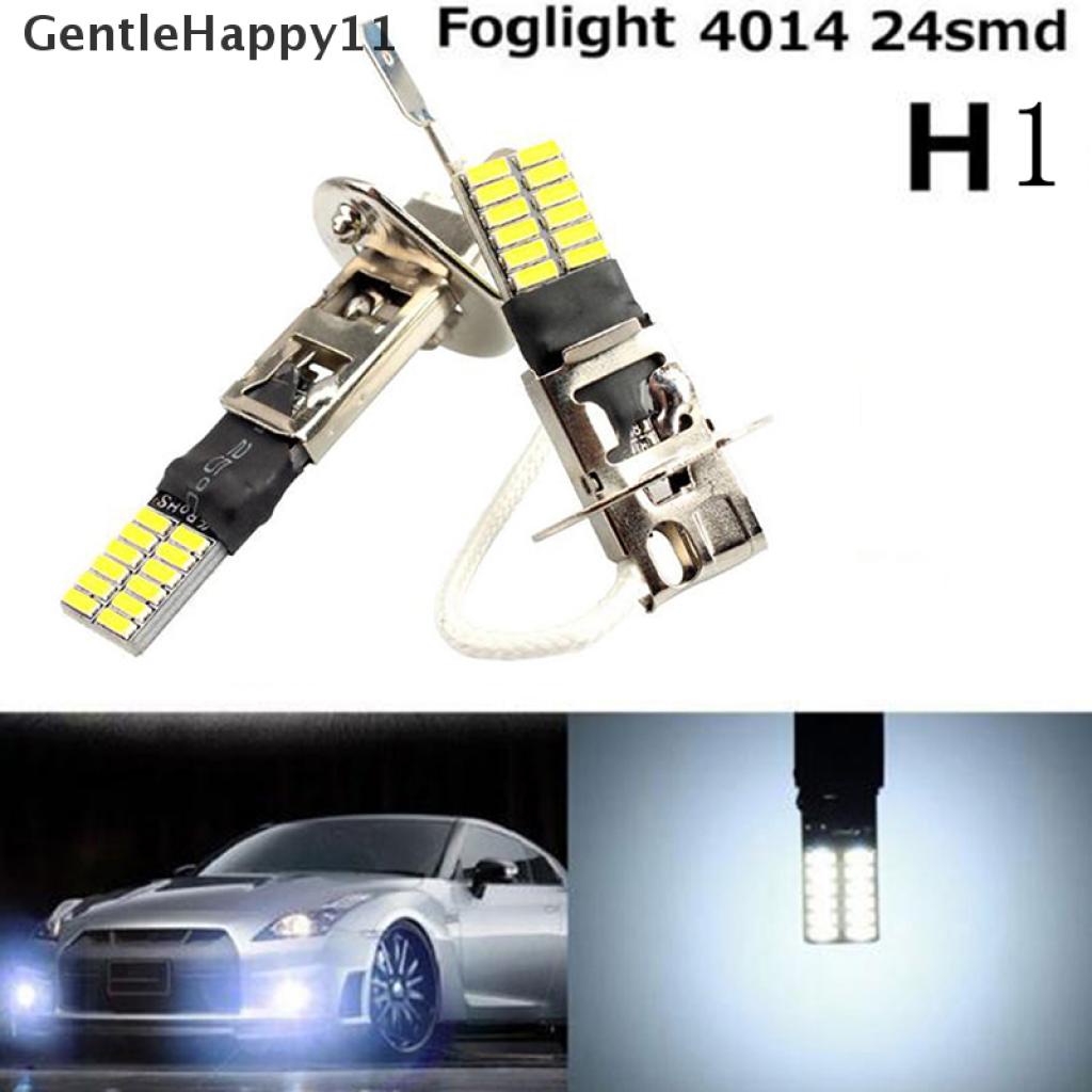 Gentlehappy 6500K HID Xenon White 24-SMD H1 LED Pengganti Bohlam Untuk Lampu Kabut Mengemudi DRL