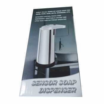 Dispenser Sabun Cuci Tangan Otomatis Stainless Steel 280ml / Dispenser Alat Tempat Cuci Tangan Otomatis / Dispenser Soap Automatic Dispenser Sabun Mandi Aestetic Murah Berkualitas / Dispenser Stainless Steel Sabun Otomatis Sensor Dispenser Sabun Touchless