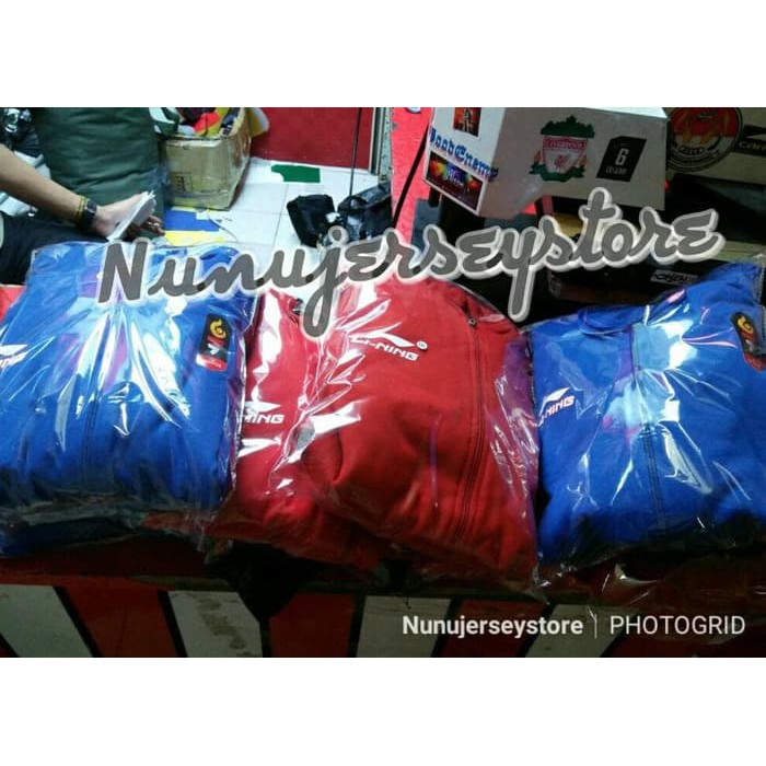 JAKET HOODIE ZIPPER TIMNAS INDONESIA BULU TANGKIS BADMINTON NEW