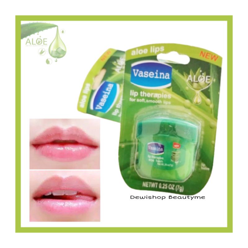 Lip Therapies Aloevera Lip Balm VASEINA Original Aloe Vera