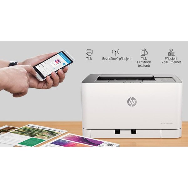 Printer HP Laserjet 150NW Laser Jet 150 NW COLOR Warna Wireless Network LAN Wifi