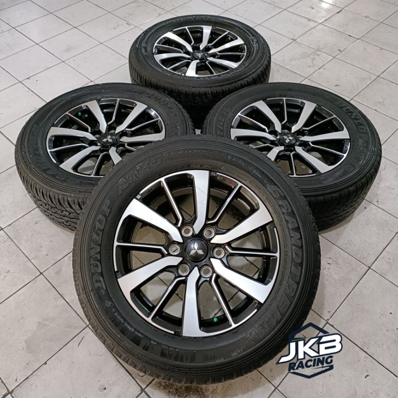 Velg Mobil Racing Bekas Oem Pajero Ring 18 pcd 6x139.7 + Ban 265 60 R18