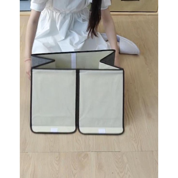 ➯ LEMARI BOX Kotak Tempat Penyimpanan Pakaian Baju Serbaguna Size Large - Hijau ♢