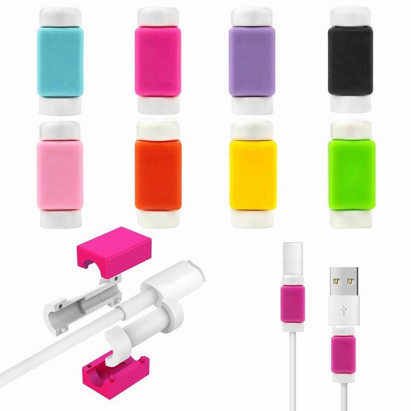 Pelindung Kabel Data Charger Warna Permen Acak