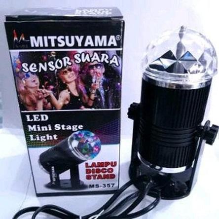 Lampu Disco LED Full Color Rotating Lamp Party Light MS 357 LED Mini Lampu Disko Lampu Pesta