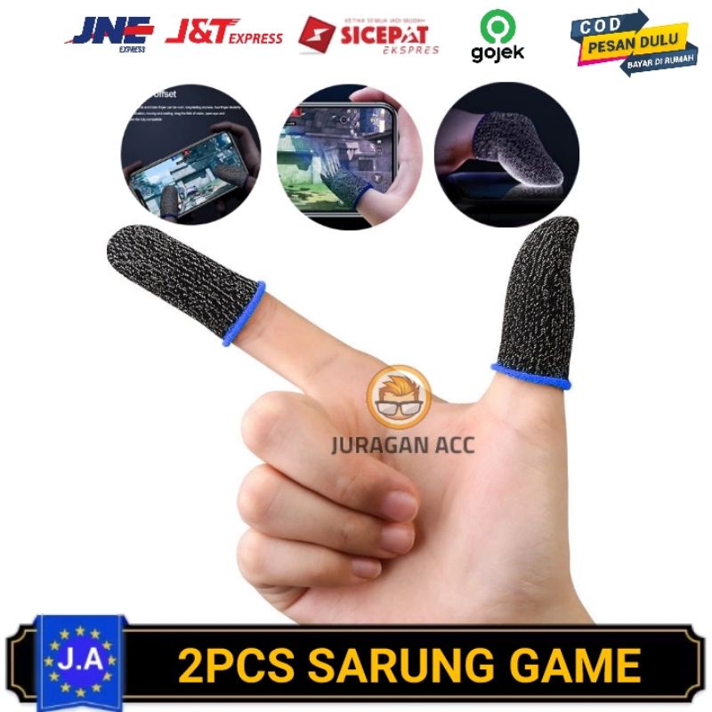 COD 2 PCS - Sepasang Sarung Tangan Jempol Game PUBG ML Anti Keringat Original