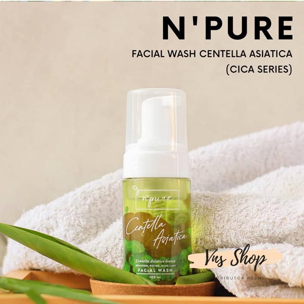 NPURE Acne Facial Foam 100 mlFace Wash / FOAM CENTELLA ASIATICA (Cica Series) | Pembersih Wajah Jerawat_Cerianti