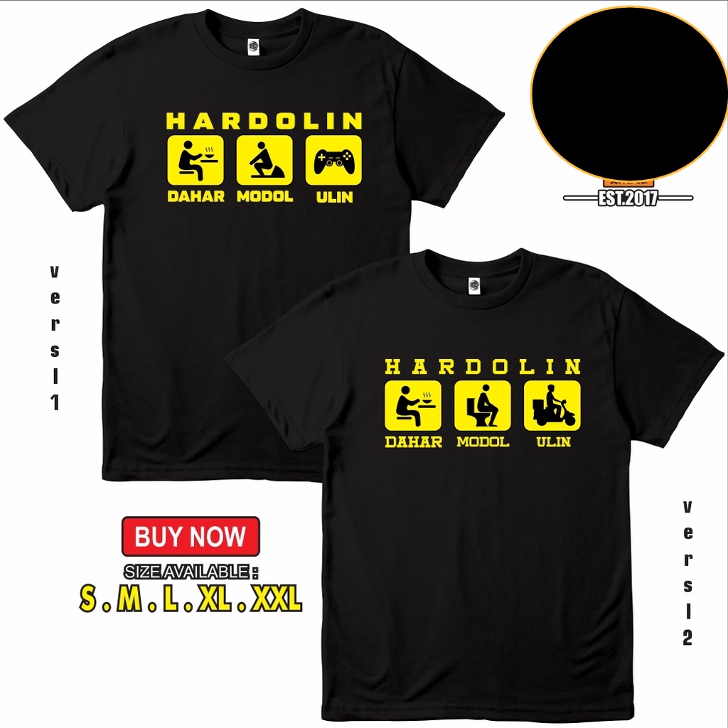KAOS BAJU UNIK BAHASA SUNDA HARDOLIN DAHAR MODOL ULIN - distroku