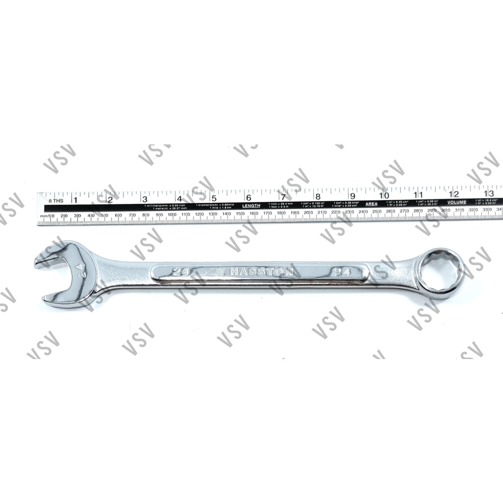 HASSTON Kunci Ring Pas 24mm Combination Wrench 24mm Ringpas 24mm Spanner