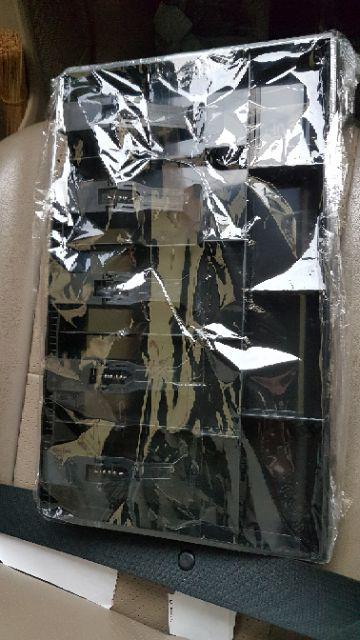 Five Tray Grids Coin Box Storage Cashier Safe Drawer Tidy Insert Cash Register