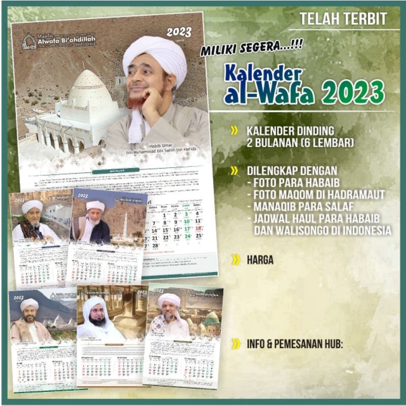 KALENDER HABAIB ULAMA ALWAFA 2023