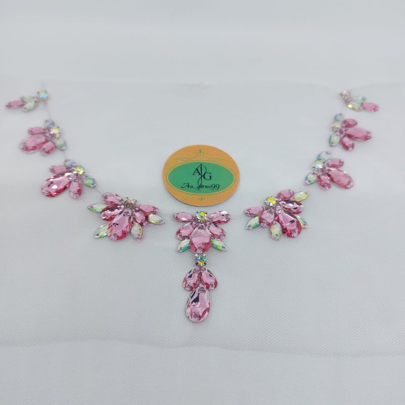 payet rangkai mutiara berat/payet ranmgkai diamon resin/payet rangkai leher/payet rangkai dada/manik