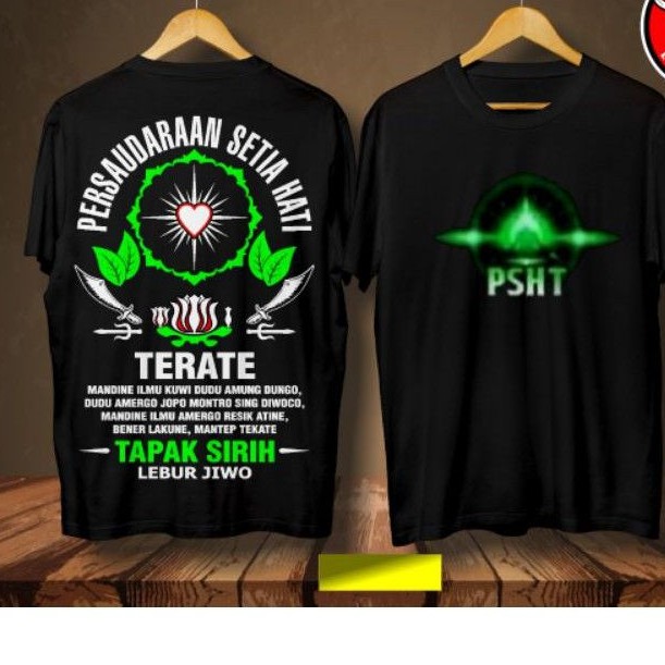 kaos PSHT kaos tapak sirih lebur jiwo