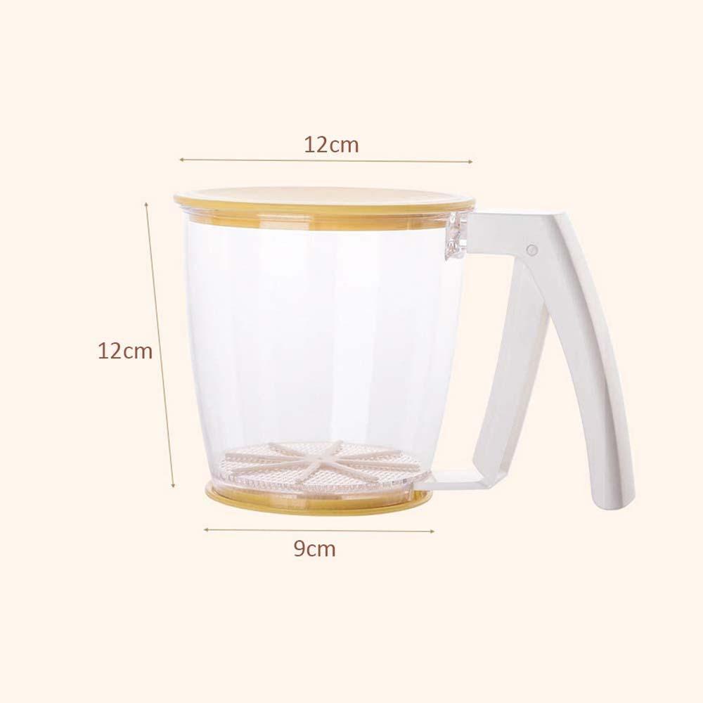 [Elegan] Saringan Tepung Handheld Home Bakeware Mesh Icing Sugar Baking Pastry Alat