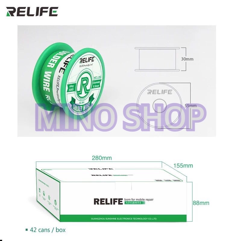 TIMAH SOLDER - SOLDERING WIRE RELIFE RL-441 35G