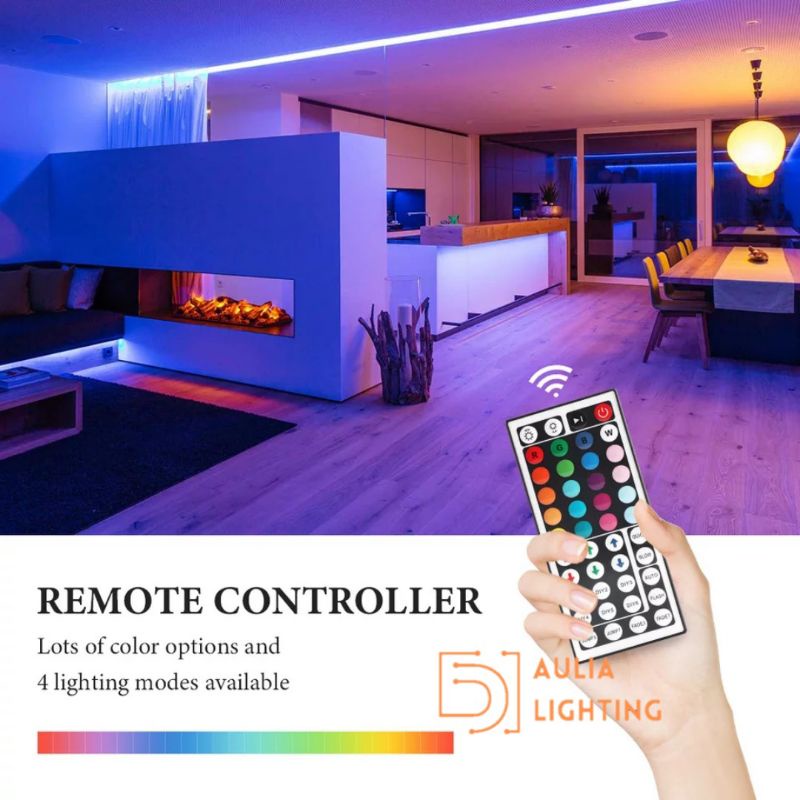 Controller led strip RGB 2 Cabang remote besar IR 44 tombol