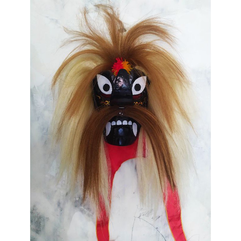 ganongan anak hitam seram rambut sintetis