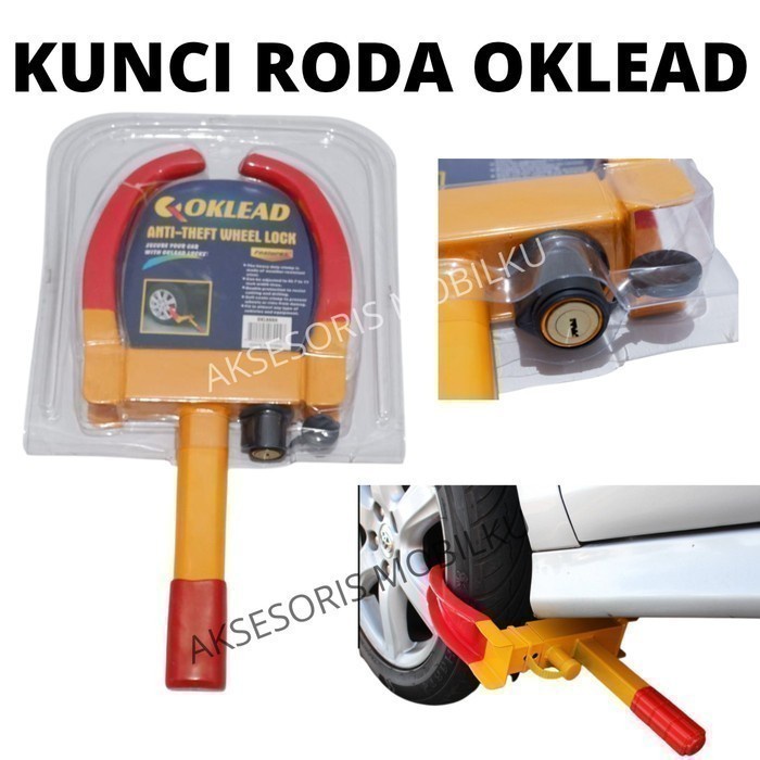 Gembok Roda Kunci Ban Mobil KIJANG Wheel Lock OKLEAD Premium