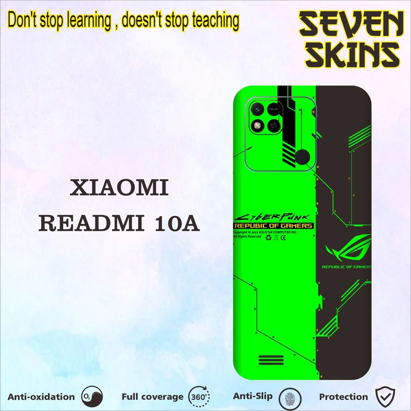 SKIN HANDPHONE DAPAT 2 PCS XIAOMI READMI 10A ROG