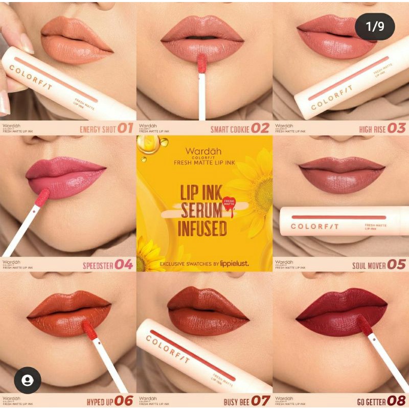 Wardah Colorfit Fresh Matte Lip Ink | Wardah Lipstik
