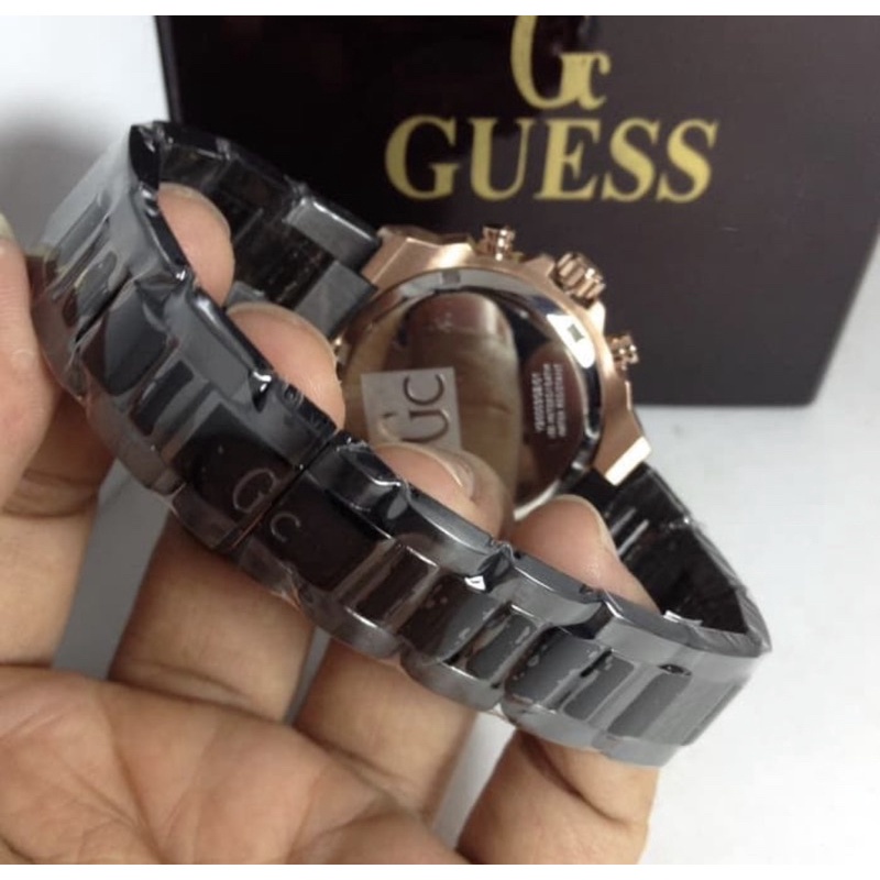 Jam Tangan Guess Wanita Pria Collection BLACK Y25003G20 Original Garansi COD