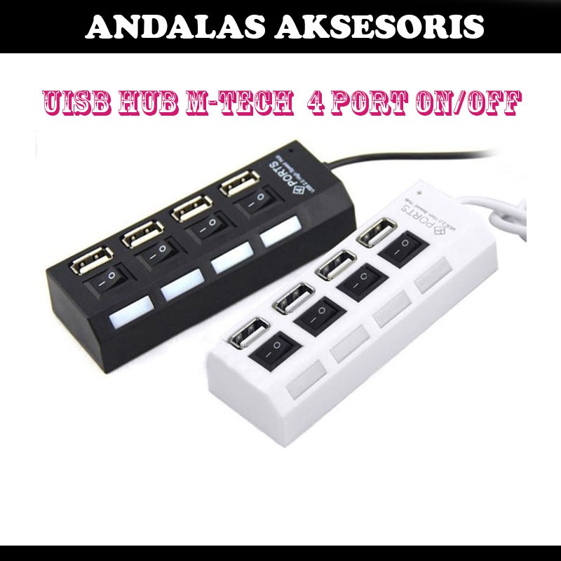 USB HUB SAKLAR ON/OFF PERPANJANGAN PENYAMBUNG USB 4 PORT 7 PORT LED MURAH