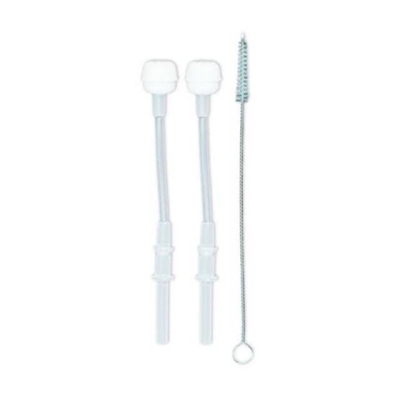 TumTum Straw &amp; Brush Set/Sedotan &amp; Sikat Tippy Cup