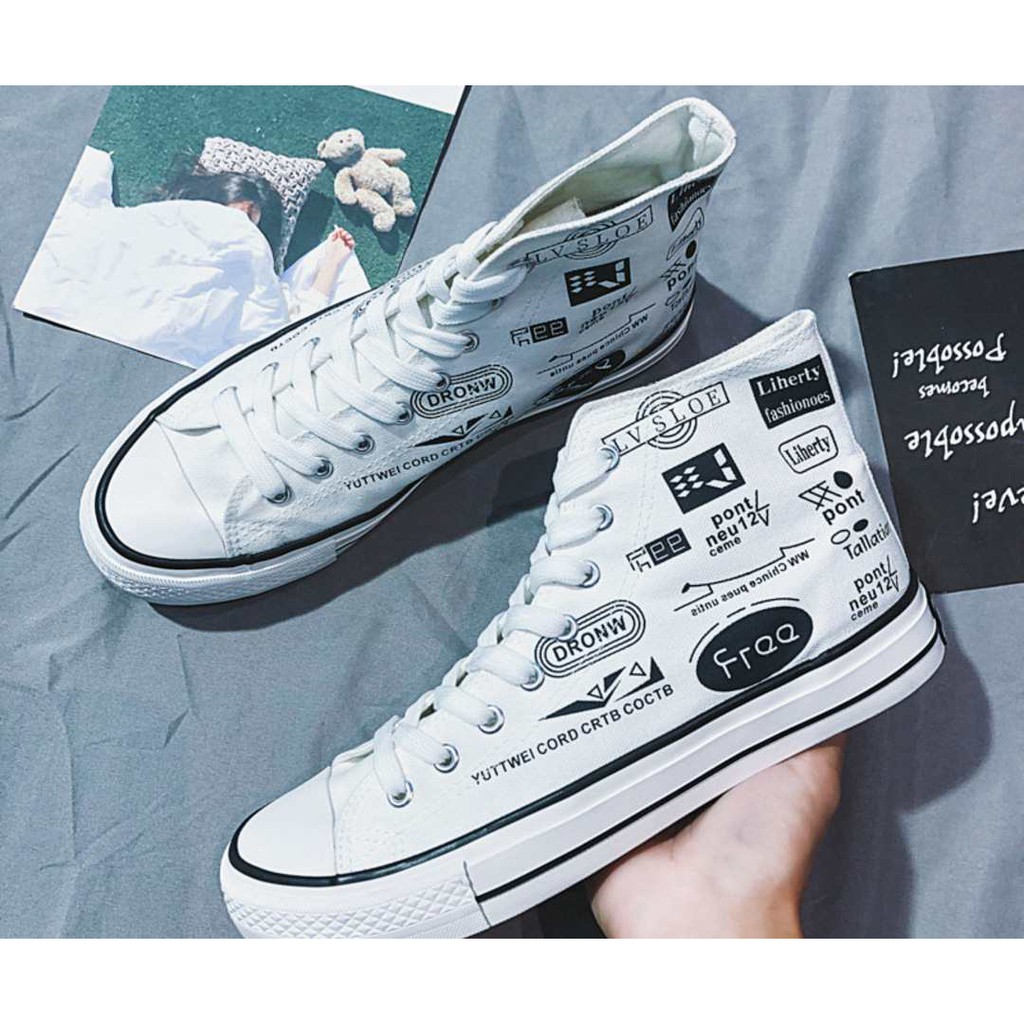 Sp58 Sepatu Sneakers Kanvas Pria Trendi Shopee Indonesia